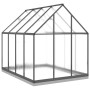 Invernadero con marco base aluminio antracita 224x169x202 cm de , Invernaderos - Ref: Foro24-3266325, Precio: 518,51 €, Descu...
