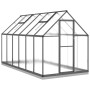 Invernadero con marco base aluminio antracita 334x169x202 cm de , Invernaderos - Ref: Foro24-3266331, Precio: 632,18 €, Descu...