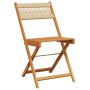 Juego de bistro de 3 piezas polipropileno y madera maciza beige de , Conjuntos de jardín - Ref: Foro24-3281759, Precio: 155,7...