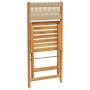 Juego de bistro de 3 piezas polipropileno y madera maciza beige de , Conjuntos de jardín - Ref: Foro24-3281759, Precio: 155,7...