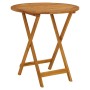 Juego de bistro de 3 piezas ratán PE y madera maciza beige de , Conjuntos de jardín - Ref: Foro24-3281840, Precio: 149,21 €, ...