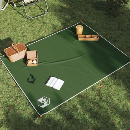 Manta de picnic con piquetas verde 205x155 cm de , Camping y senderismo - Ref: Foro24-4004200, Precio: 14,37 €, Descuento: %