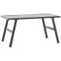 Mesa de jardín acero recubrimiento en polvo negro 90x45x35 cm de , Mesas de jardín - Ref: Foro24-4008106, Precio: 62,18 €, De...