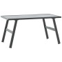 Mesa de jardín acero recubrimiento en polvo negro 90x45x35 cm de , Mesas de jardín - Ref: Foro24-4008106, Precio: 65,97 €, De...