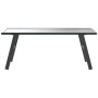 Mesa de jardín acero recubrimiento en polvo negro 90x45x35 cm de , Mesas de jardín - Ref: Foro24-4008106, Precio: 65,97 €, De...