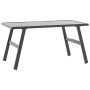 Mesa de jardín acero recubrimiento en polvo negro 90x45x35 cm de , Mesas de jardín - Ref: Foro24-4008106, Precio: 65,97 €, De...