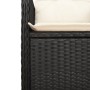 Sillones reclinable jardín cojines 2 uds ratán sintético negro de , Sillas de jardín - Ref: Foro24-365685, Precio: 212,46 €, ...