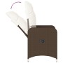 Sillas de jardín reclinables con mesa 2 uds ratán PE marrón de , Sillas de jardín - Ref: Foro24-365691, Precio: 265,75 €, Des...