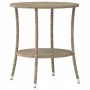 Sillones reclinables de jardín con mesa 2 uds ratán PE beige de , Sillas de jardín - Ref: Foro24-365693, Precio: 260,10 €, De...