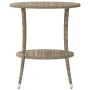 Sillones reclinables de jardín con mesa 2 uds ratán PE beige de , Sillas de jardín - Ref: Foro24-365693, Precio: 260,10 €, De...