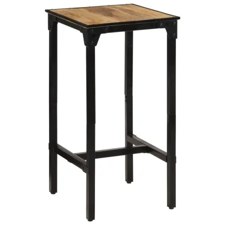 Mesa de bar madera maciza de mango rugoso 60x55x107 cm de , Taburetes de cocina - Ref: Foro24-358939, Precio: 155,70 €, Descu...