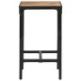 Mesa de bar madera maciza de mango rugoso 60x55x107 cm de , Taburetes de cocina - Ref: Foro24-358939, Precio: 155,70 €, Descu...