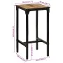Mesa de bar madera maciza de mango rugoso 60x55x107 cm de , Taburetes de cocina - Ref: Foro24-358939, Precio: 155,70 €, Descu...