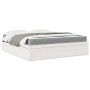 Cama con colchón madera maciza de pino blanca 180x200 cm de , Camas y somieres - Ref: Foro24-3281926, Precio: 473,61 €, Descu...