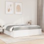 Cama con colchón madera maciza de pino blanca 180x200 cm de , Camas y somieres - Ref: Foro24-3281926, Precio: 473,61 €, Descu...