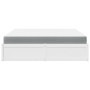 Cama con colchón madera maciza de pino blanca 180x200 cm de , Camas y somieres - Ref: Foro24-3281926, Precio: 473,61 €, Descu...