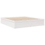 Cama con colchón madera maciza de pino blanca 180x200 cm de , Camas y somieres - Ref: Foro24-3281926, Precio: 473,61 €, Descu...
