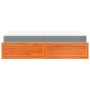 Cama con colchón madera maciza de pino marrón cera 120x200 cm de , Camas y somieres - Ref: Foro24-3281939, Precio: 380,93 €, ...