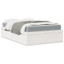 Cama con colchón madera maciza de pino blanco 140x190 cm de , Camas y somieres - Ref: Foro24-3281947, Precio: 412,48 €, Descu...
