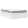 Cama con colchón madera maciza de pino blanco 140x190 cm de , Camas y somieres - Ref: Foro24-3281947, Precio: 412,48 €, Descu...