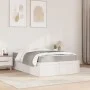 Cama con colchón madera maciza de pino blanco 140x190 cm de , Camas y somieres - Ref: Foro24-3281947, Precio: 407,42 €, Descu...