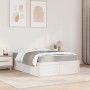 Cama con colchón madera maciza de pino blanco 140x190 cm de , Camas y somieres - Ref: Foro24-3281947, Precio: 412,48 €, Descu...