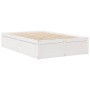 Cama con colchón madera maciza de pino blanco 140x190 cm de , Camas y somieres - Ref: Foro24-3281947, Precio: 412,48 €, Descu...
