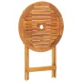 Juego de bistro de 3 piezas ratán PE y madera maciza beige de , Conjuntos de jardín - Ref: Foro24-3281744, Precio: 135,79 €, ...