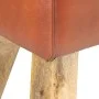 Banco potro gimnasio cuero auténtico madera mango marrón 38 cm by vidaXL, Dining and kitchen benches - Ref: Foro24-320786, Pr...