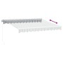 Toldo retráctil manual con LED antracita y blanco 300x250 cm de , Toldos - Ref: Foro24-3215779, Precio: 273,88 €, Descuento: %