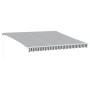 Toldo retráctil manual con luz LED antracita y blanco 400x350cm de , Toldos - Ref: Foro24-3215793, Precio: 406,27 €, Descuent...
