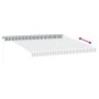 Toldo retráctil manual con luz LED antracita y blanco 400x350cm de , Toldos - Ref: Foro24-3215793, Precio: 406,27 €, Descuent...