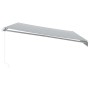 Toldo retráctil manual luz LED antracita y blanco 500x350 cm de , Toldos - Ref: Foro24-3215801, Precio: 478,86 €, Descuento: %