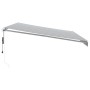 Toldo retráctil automático luz LED antracita blanco 500x350 cm de , Toldos - Ref: Foro24-3215803, Precio: 697,11 €, Descuento: %