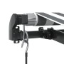 Toldo retráctil manual luz LED antracita y blanco 500x350 cm de , Toldos - Ref: Foro24-3215817, Precio: 512,48 €, Descuento: %