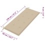Banco de jardín 2 plazas madera maciza eucalipto y cojín 120 cm de , Bancos de jardín - Ref: Foro24-3060972, Precio: 188,47 €...