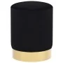 Samt-Hocker in Schwarz und Gold von , Klapphocker und Stühle - Ref: Foro24-249839, Preis: 48,47 €, Rabatt: %