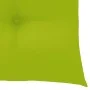 Sillas de jardín 6 uds cojines verde brillante madera de teca de , Sillas de jardín - Ref: Foro24-3065616, Precio: 381,33 €, ...