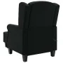 Sillón de masaje con reposapiés tela negro de vidaXL, Sillones de masaje eléctricos - Ref: Foro24-320163, Precio: 271,02 €, D...