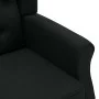 Sillón de masaje con reposapiés tela negro de vidaXL, Sillones de masaje eléctricos - Ref: Foro24-320163, Precio: 271,02 €, D...