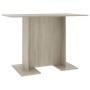Mesa de comedor madera contrachapada roble sonoma 110x60x75cm de , Mesas de cocina y de comedor - Ref: Foro24-800246, Precio:...