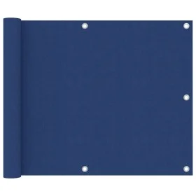Balcony awning in blue Oxford fabric, 75x500 cm. by , Umbrellas - Ref: Foro24-135010, Price: 23,68 €, Discount: %