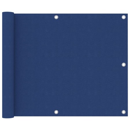 Toldo para balcón tela oxford azul 75x500 cm de , Sombrillas - Ref: Foro24-135010, Precio: 22,91 €, Descuento: %