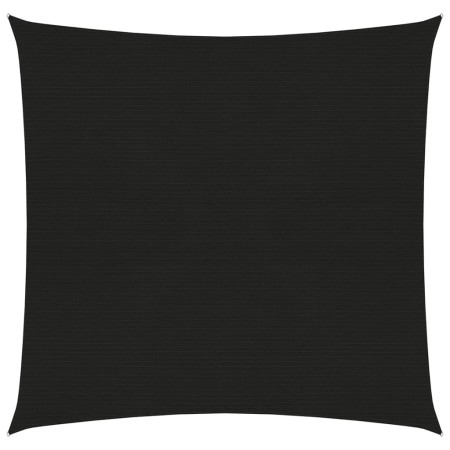Toldo de vela negro HDPE 160 g/m² 3x3 m de , Sombrillas - Ref: Foro24-311714, Precio: 28,00 €, Descuento: %