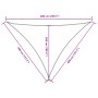 Toldo de vela triangular tela Oxford gris antracita 4x4x5,8 m de , Sombrillas - Ref: Foro24-135122, Precio: 30,31 €, Descuent...