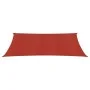 Toldo de vela rojo HDPE 160 g/m² 4x7 m de , Sombrillas - Ref: Foro24-311630, Precio: 55,49 €, Descuento: %