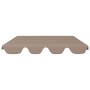 Dosel de repuesto columpio jardín gris taupe 150/130x105/70 cm de , Cubiertas para carpas y cenadores - Ref: Foro24-312102, P...