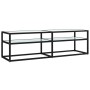 Mueble de TV vidrio templado color mármol blanco 140x40x40,5 cm de , Muebles TV - Ref: Foro24-331716, Precio: 106,98 €, Descu...