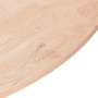 Superficie de mesa redonda madera de roble sin tratar Ø80x1,5cm de , Tableros para mesas - Ref: Foro24-342898, Precio: 111,47...