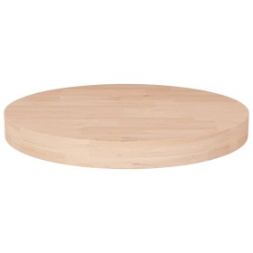 Superficie de mesa redonda madera de roble sin tratar Ø50x4 cm de , Tableros para mesas - Ref: Foro24-342909, Precio: 62,65 €...